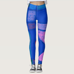 Ett litet rum i Venedig av Paul Klee, Abstrakt Art Leggings