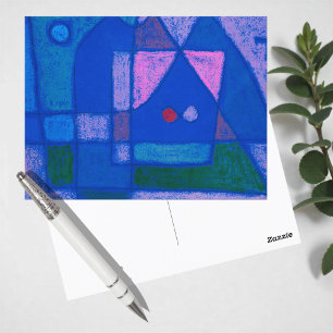 Ett litet rum i Venedig av Paul Klee, Abstrakt Art Vykort