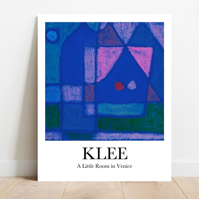 Ett litet rum i Venedig av Paul Klee Poster (Klee's A Little Room in Venice: Dreamy escape for your walls! Shop our museum-quality poster.  )