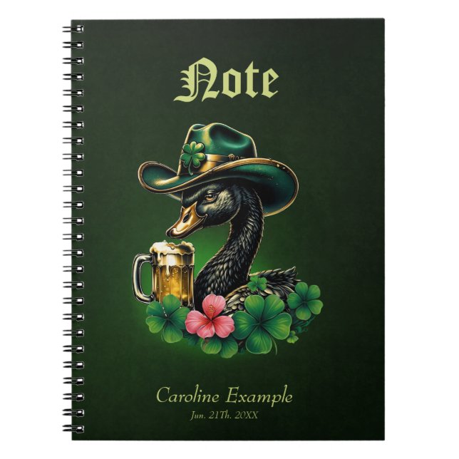 Ett litet stycke Irland: Anteckningsbok (Framsidan)