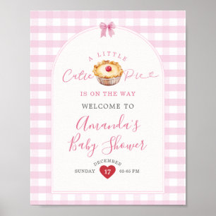 Ett litet välkomsttecken för Rosa Play Cherry i Cu Poster