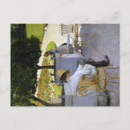 Ett litterärt Escape: Läsare i en Orange Grove Vykort