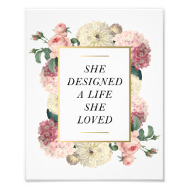 Ett liv hon älskade | Art Skriv ut Fototryck