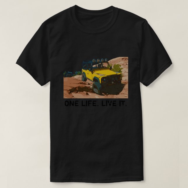 ETT LIV. LEV DET. T SHIRT (Design framsida)