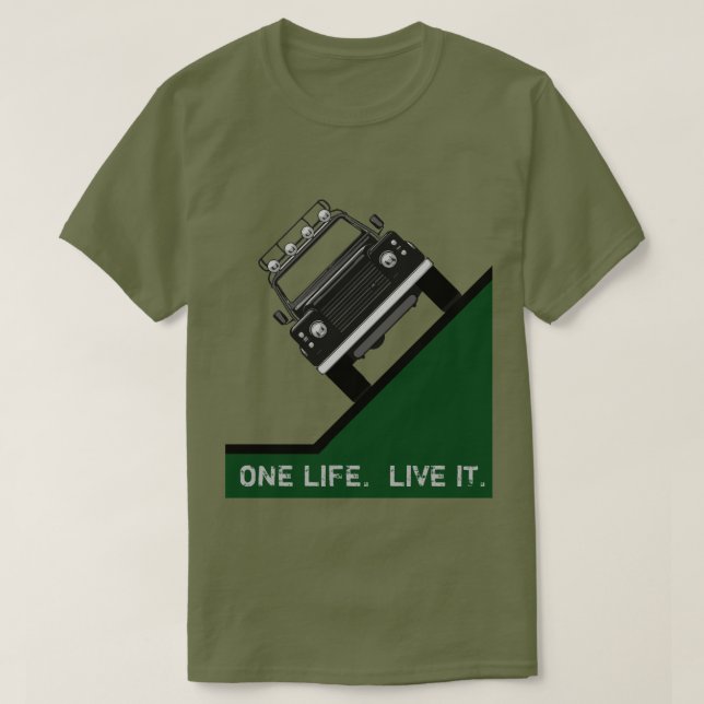 ETT LIV. LEV DET. T SHIRT (Design framsida)