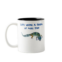 Ett liv med en gecko är mer roligt