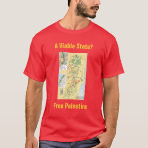 Ett livsdugligt påstår? Fri Palestina T-tröja Tee Shirt