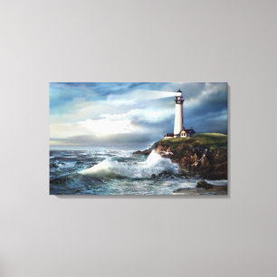 Ett ljus av hopp, Pigeon Point Lighthouse Canvastryck
