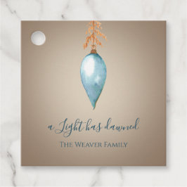Ett ljus har gått upp | Vattensfärgad Anpassningsb Gåvor Etiketter