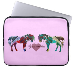 Ett ljust - rosa ponnylaptop sleeve