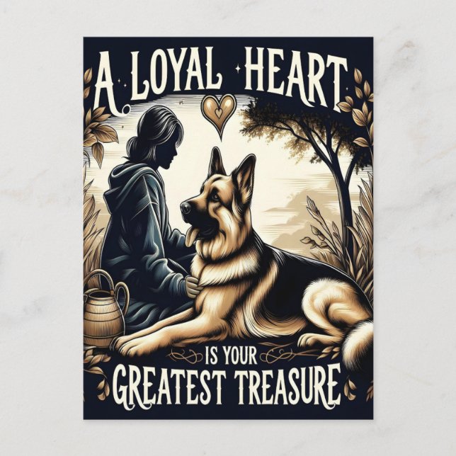Ett Loyal Heart, Underbarare Treasure Vykort (Framsida)