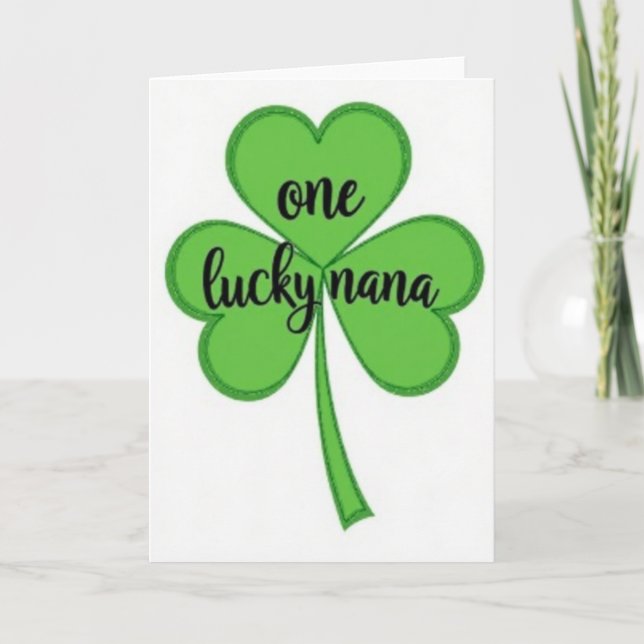 Ett Lucky Nana-kort Kort (Framsida)