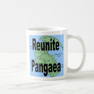Ett lustigt kaffe mugg "Reunite Pangaea"