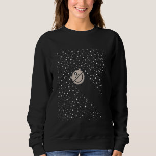 Ett lustigt robotvakuum rensar stjärnorna på Milky T Shirt