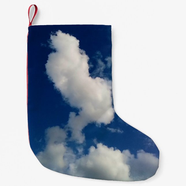 Ett lutande moln liten julstrumpa (Framsidan)