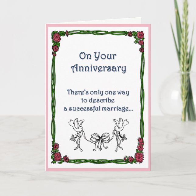 Ett lyckat giftermål är… kort (Framsida)