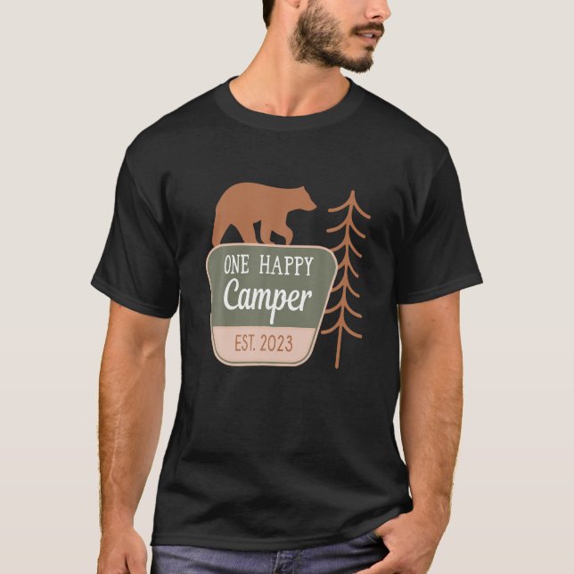 Ett Lycklig-kamper 1:a födelsedag i Party T Shirt (Framsida)