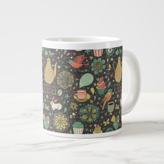 Ett lysande teorikort jumbo mugg (Framsida höger)