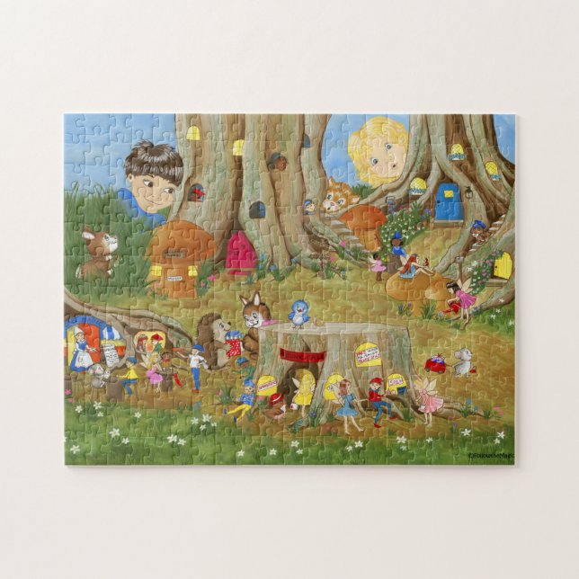 Ett magiskt överraskningspussel pussel (Horisontell)