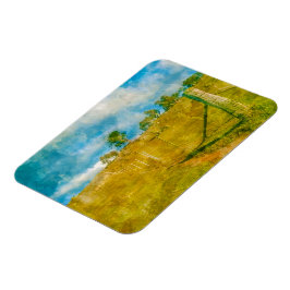 Ett magiskt pastoralt landskap magnet