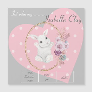 ETT MAGNETISKT KORT FÖR MEDDELANDE OM BIRTH-PERSON