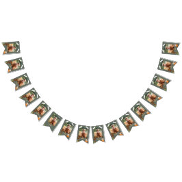 Ett månatligt foto av Camper Birthday i Lycklig Vimplar