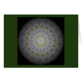 ett mandaladokort för blommigt för centrering hälsningskort