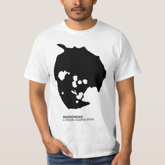 Ett måne-format bassäng t shirt (Framsida)