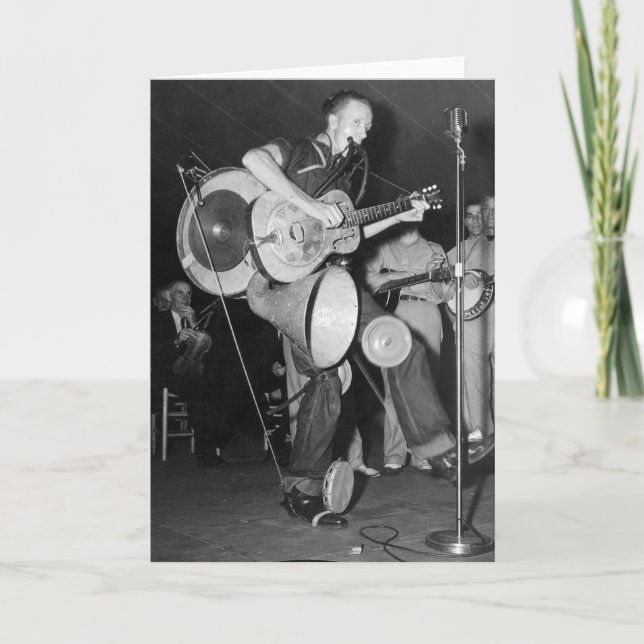 Ett manmusikband, 1938 kort (Framsida)