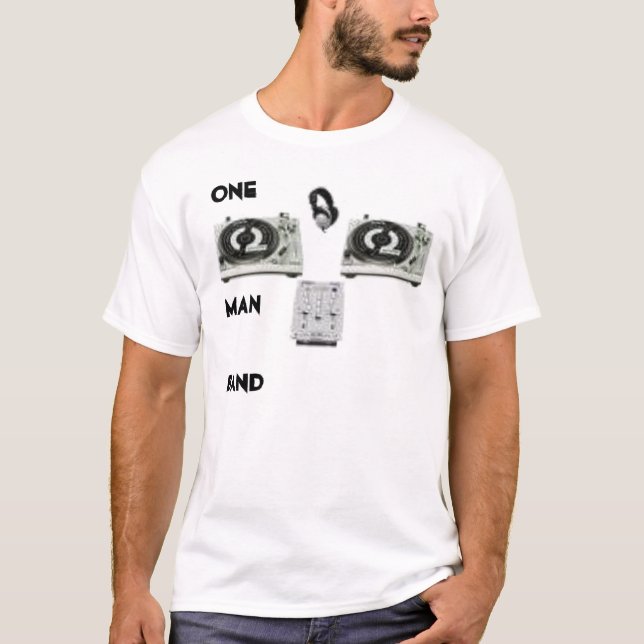 Ett manmusikband tee (Framsida)