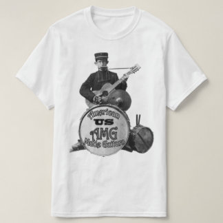 Ett manmusikband vid USAMG Tee Shirt
