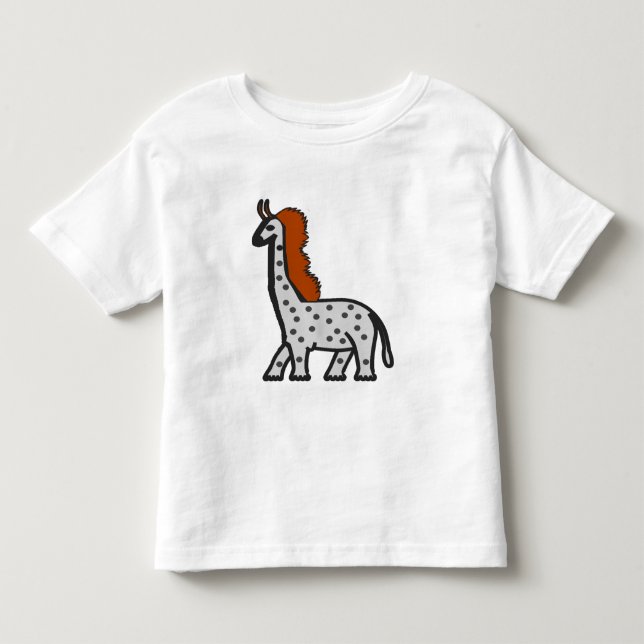 Ett märkligt högt och stort djur t shirt (Framsida)