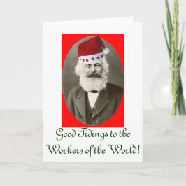 Ett Marx helgdagkort Helgkort