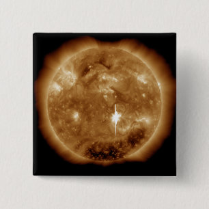 Ett massivt X-klassificerar den sol- signalljuset Knapp