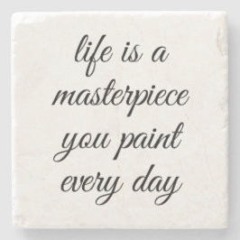 Ett mästerstycke marmor Underlägg