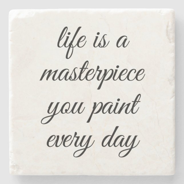 Ett mästerstycke marmor Underlägg (Framsidan)