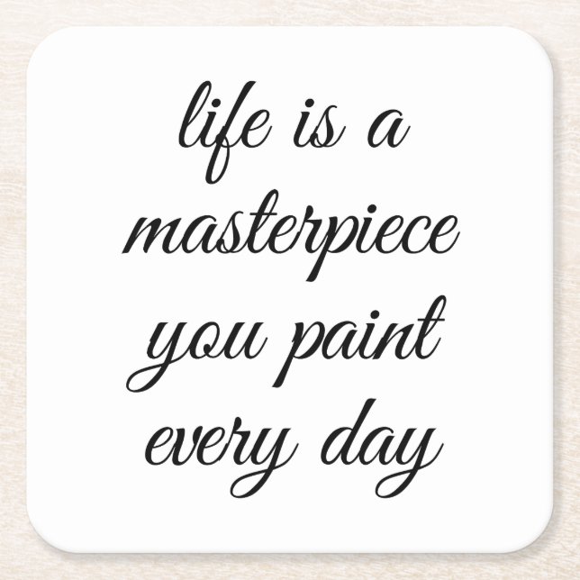 Ett mästerstycke Papper Underlägg (Framsidan)