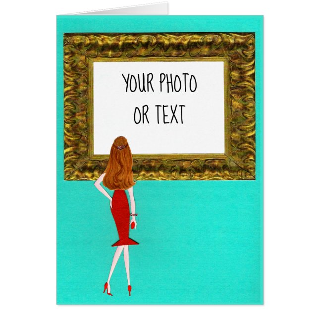 Ett mästerverk som är bedrövat av multitudes - Anp Hälsningskort (Framsidan)