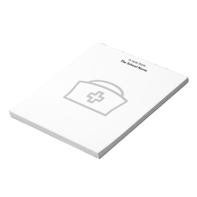 Ett meddelande från Anteckningsblocket Skolsjukskö Anteckningsblock (Roterad)