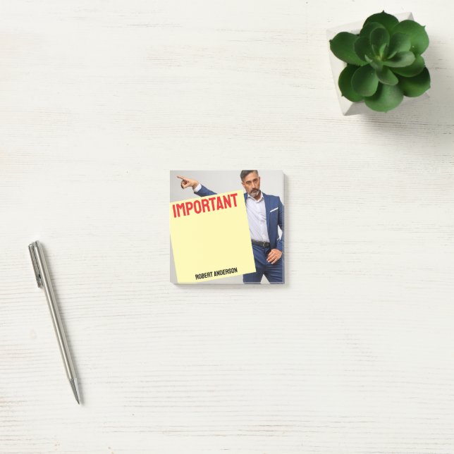 Ett meddelande från chef post-it block (Kontor)