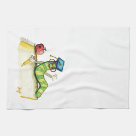 Ett meddelande från läraren kökshandduk