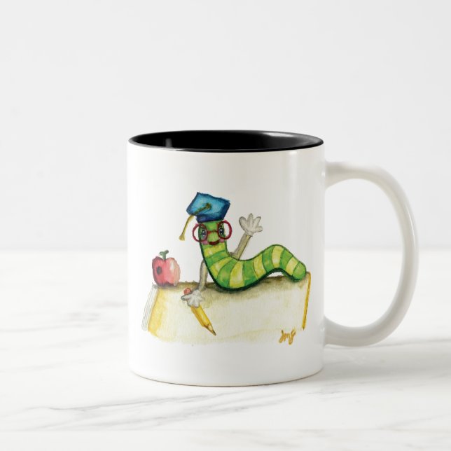 Ett meddelande från läraren Två-Tonad mugg (Höger)