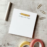 Ett meddelande från Lärarpennan efter det att den  Anteckningsblock<br><div class="desc">Läraranteckningsblocket i Cute personlig gör perfektens skolförråd. "En anteckning från" din favoritlärare med en lekfull,  handdragen penna.</div>