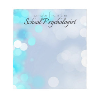 Ett meddelande från skolpsykologen (anteckningsblo anteckningsblock