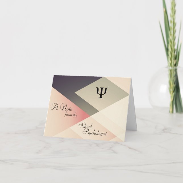 Ett meddelande från skolpsykologen (anteckningskor (Framsida)