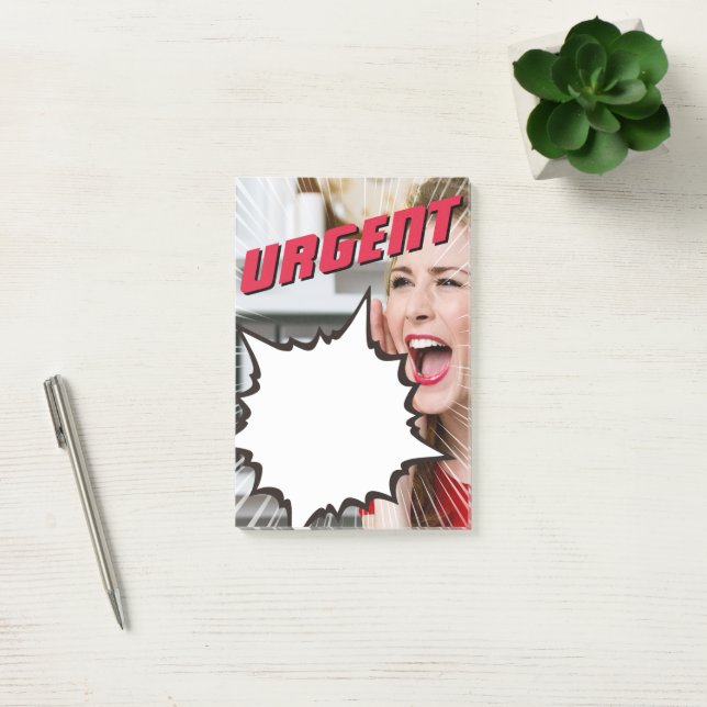 Ett meddelande från vem post-it block (Kontor)