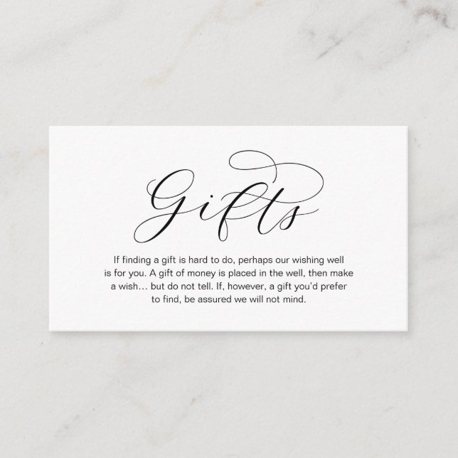 Ett meddelande om bröllopsgåvor, vackert arvslott (Framsida)