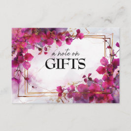 Ett meddelande om presenter Fuchsia Enchantment: V