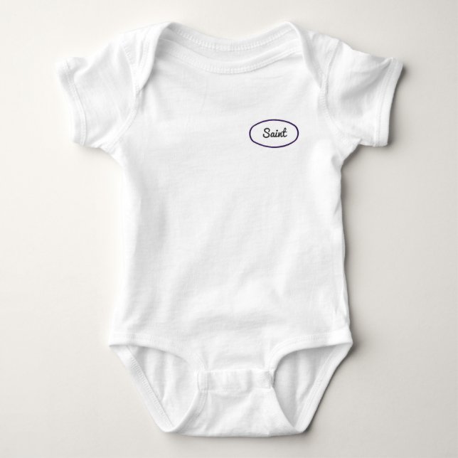Ett Mekaniskt Baby-projekt för Saint! Tee (Framsida)