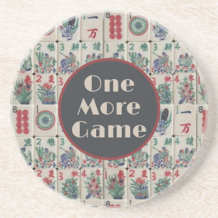 Ett mer spel Mahjong Mönster Underlägg